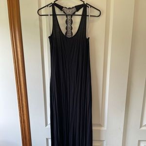 Great beach cover up - black dress